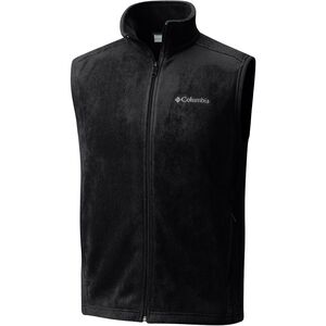 Columbia Black Fleece Vest, Size Large